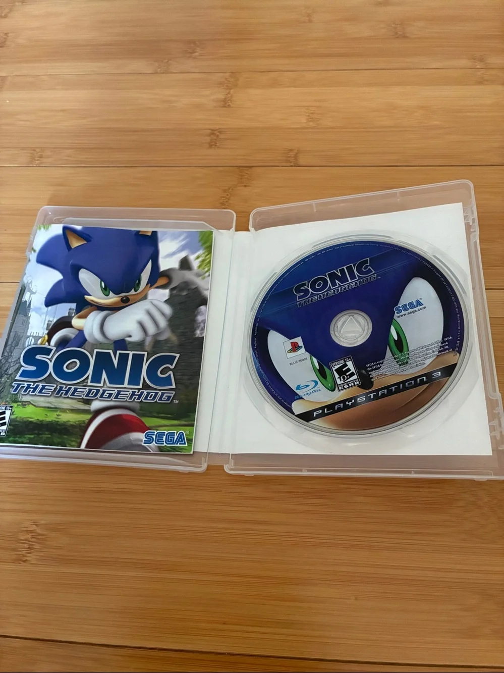 Sonic the Hedgehog (PS3, PlayStation 3 with instruction Booklet
